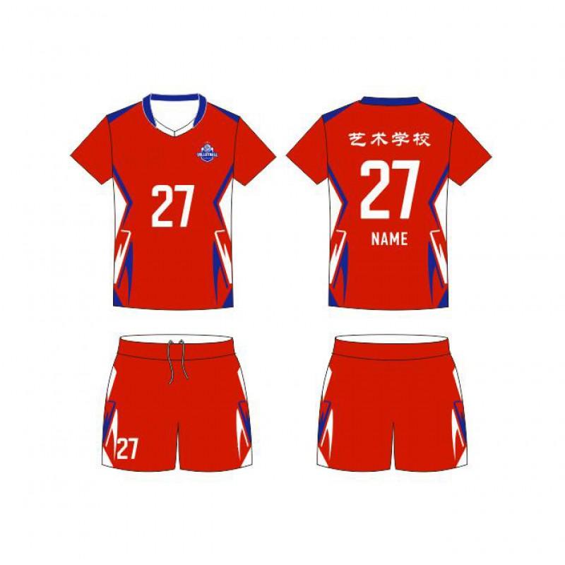 Women Men Volleyball Jersey Set Short Sleeve Training Uniforms Custom Print Number Sport