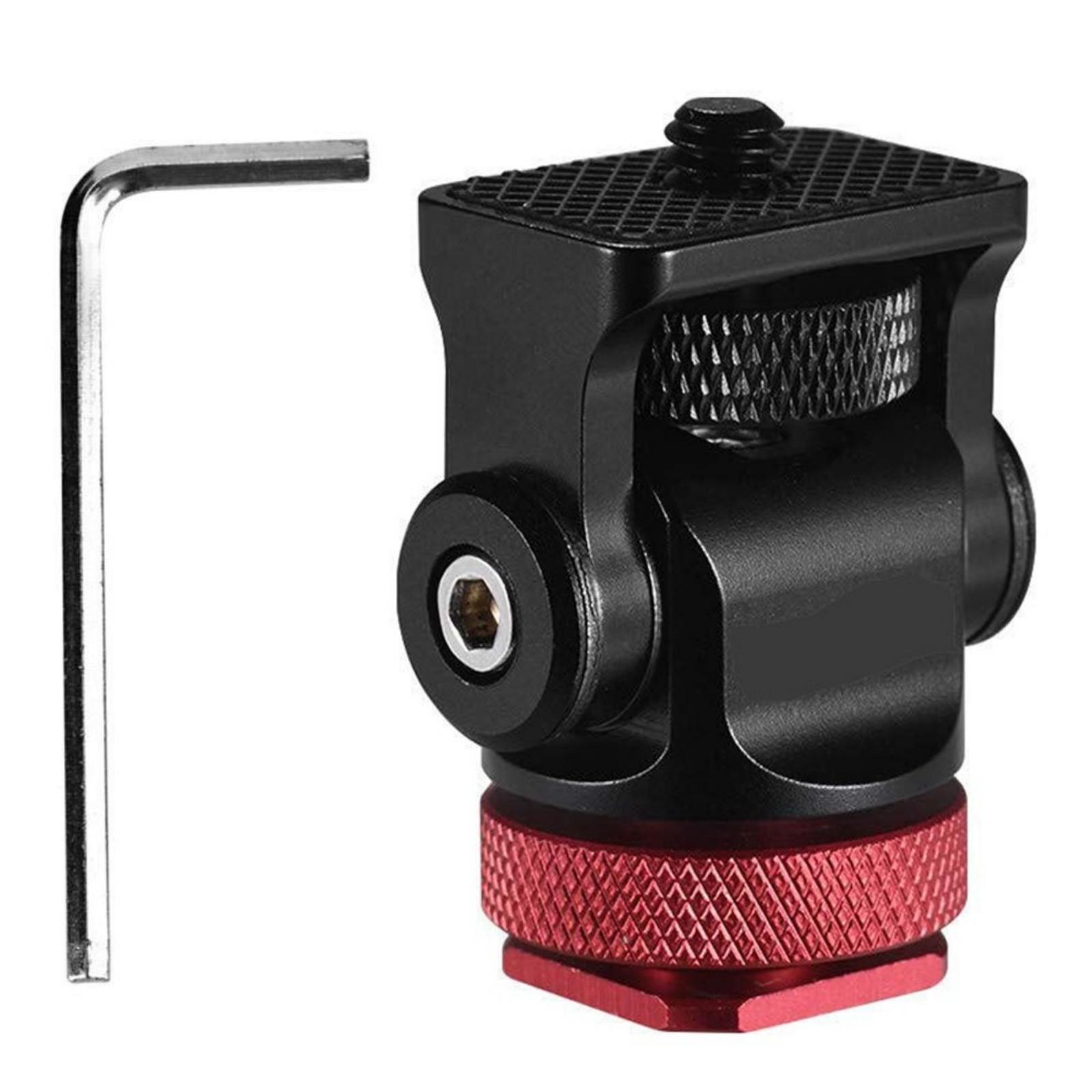 

Мини-подставка с горячим башмаком из алюминиевого сплава, регулируемое демпфирование, крепление-трипод с улиткой для зеркальных камер и аксессуаров красный