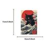 10PCS Vintage Japanese Cat Colored Paper Stickers Aesthetic DIY Children's Decoration Scrapbooking Stationery Supplies