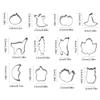 12pc Biscuit Moulds Cake Mould Halloween Cookie Mini Small Size Pumpkin Cookie Cutter Baking Tools Western Halloween Supplies L5