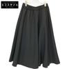 Aveniretoile S442-008 Black Polyester X Rayon Geometric Elastic Waist Skirt Skirt 38 blackUsed