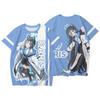 Popular Game Blue Archive Cosplay T-Shirts 3D Sunaookami Shiroko Print Kids Cartoon Anime Tees Summer Men Women Harajuku Y2k Top