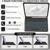 Samsung Tab A8 10.5” Tablet Case with Seven-Color Backlit Bluetooth Keyboard