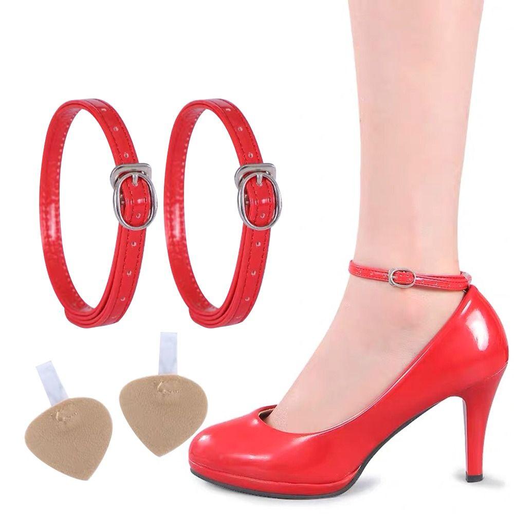 Fashion Anti-skid Ankle Shoe Belt Metal Tip Bundle Laces High Heels Shoes Tie Straps Band Shoelaces Women