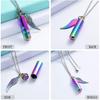 shajwo Cremation Jewelry Paw Print Urn Necklaces for Human Pet Ashes Cylinder Urn Pendant Keepsake Memorial Ash Locket Holder Necklace for Men Women