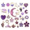 Alloy KC Gold DIY Jewelry Accessories: Earrings, Bracelets, Necklaces, Pendants, Charms - 110 Pcs/bag
