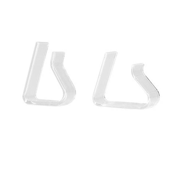 8/12Pcs Transparent Tablecloth Clips Mini Size Non-Slip Widely Used Clear Table Cloth Holders Table Cover Clamps