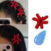 2pack Lovely Duckbill Hair Clip Cosplay Anime Hairclip Women Plush Hairpin for Daily Wear and Special Event