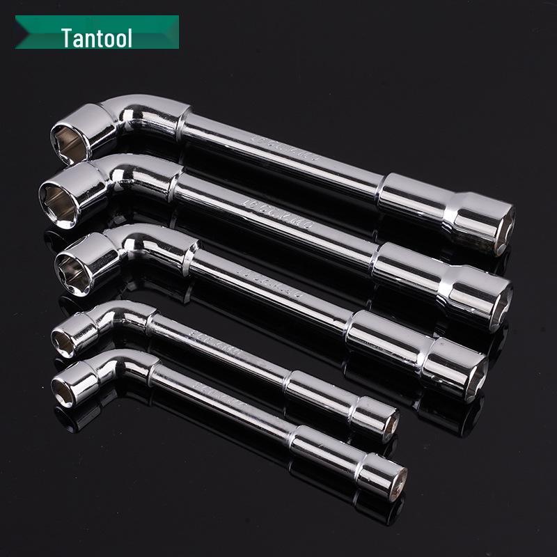 L-Shaped Double-Headed Hex Socket Wrench with Elbow Design