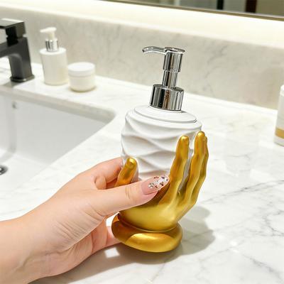 Yousheng Hand Holding Heart Design Soap Dispenser Bathroom Shower Gel Hand Soap Conditioner Dark Art Style Dispenser