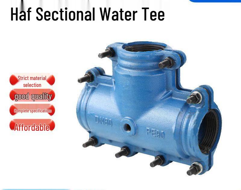 Cast Iron Pipe Repair Tee Clamp