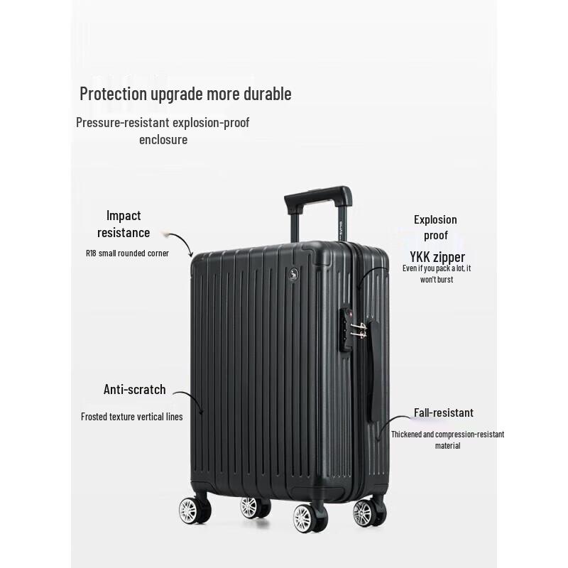 OIWAS Lightweight PC Spinner Travel Suitcase