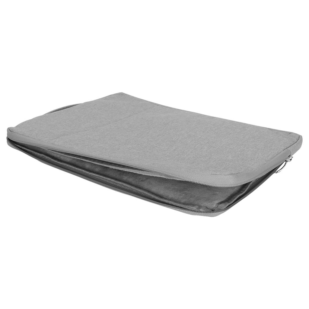 Laptop Sleeve 15.6in 39x29x2cm Double Layer Design Polyester Laptop Carrying Case for OS Laptop Pro for HP for DellGrey
