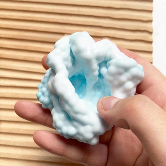 Μπάλα Στρες Σταφύλι Παιχνίδια Στύψιμου για Ενήλικες Πολύχρωμες Χάντρες Διαμορφώσιμη Μπάλα Στρες με Ήχο Μπάλα Άσκησης Χεριών για Ανακούφιση από Σύνδρομο Καρπιαίου Σωλήνα