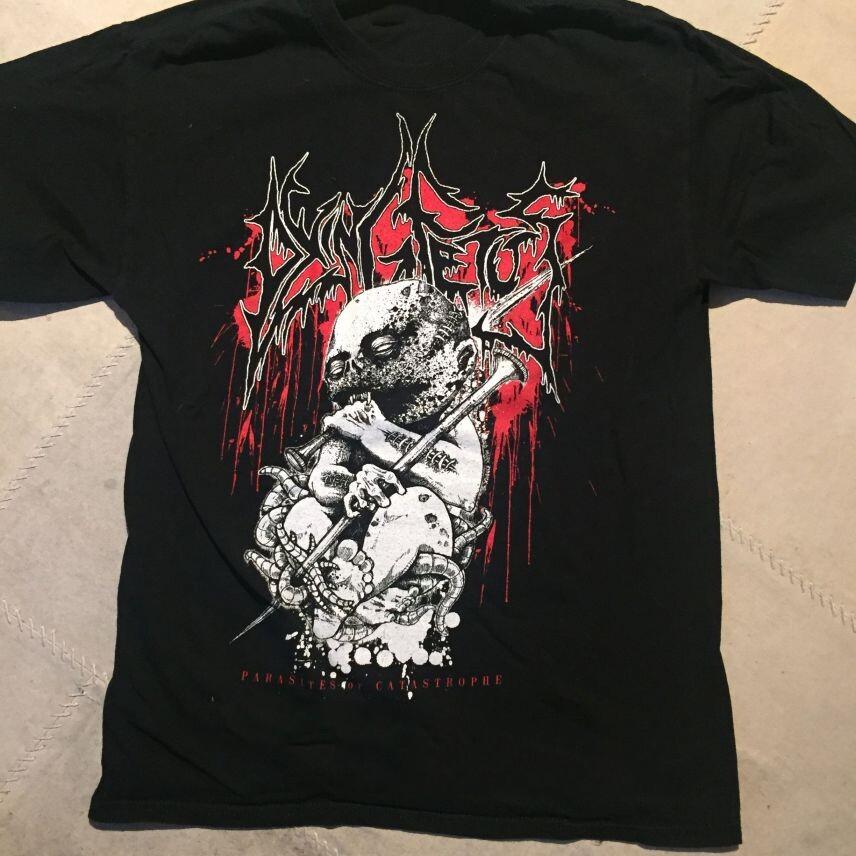 

Dying Fetus Parasites Of Catastrophe T-shirt Unisex Cotton tee All Sizes BO1298 Unisex T-Shirt L
