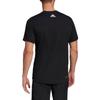 Adidas Big Logo Round Neck Casual Sports Short Sleeve Quick Dry Breathable T-Shirt Men T-Shirts Black HF7212