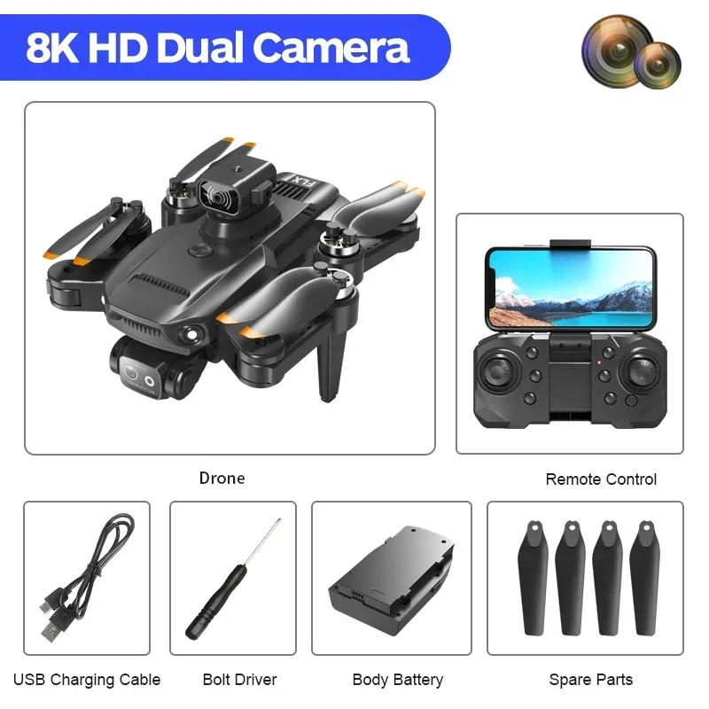 CZ12 Mini Drone 4k Professional Camera Quadcopter Aerial Obstacle Avoidance FPV 8K UAV Drones RC Helicopter Remote Control Toys