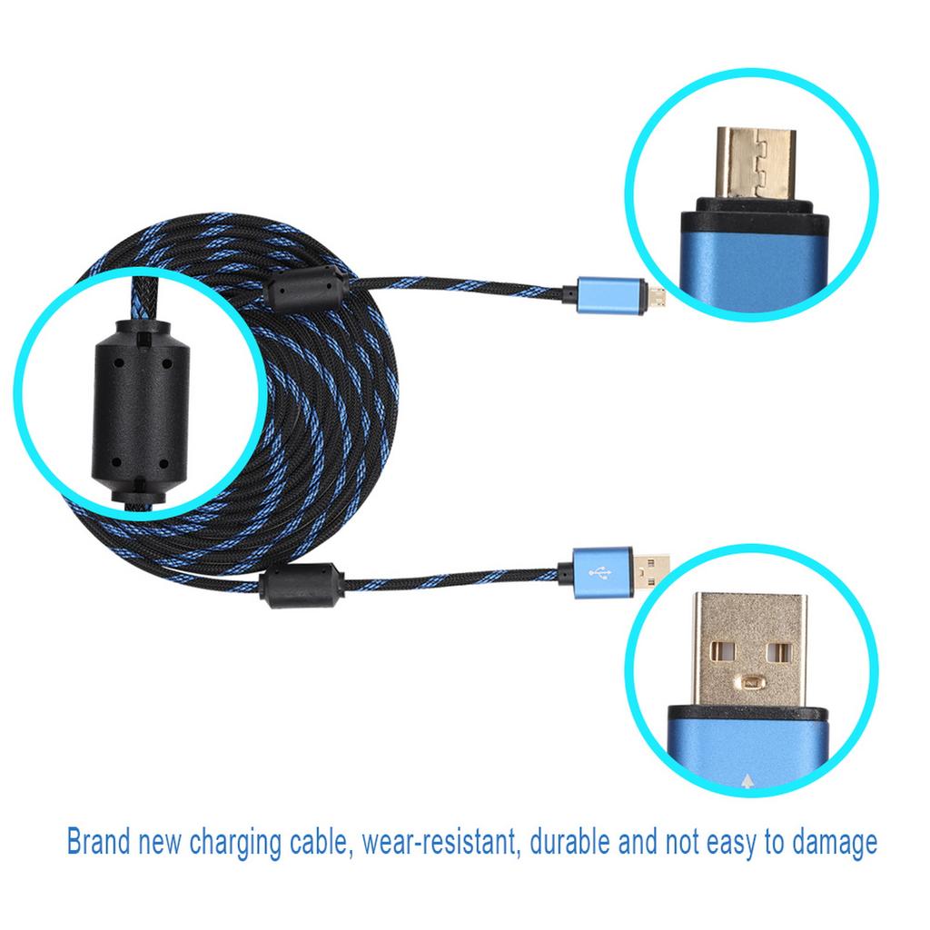 Hochleistungsfähiges 3m USB-Ladekabel für PS4Xbox ONE Controller Schnellladezubehör