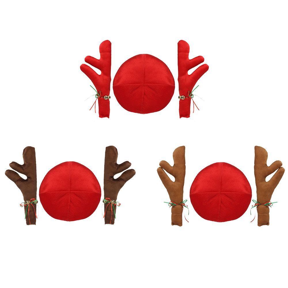 Auto Decorations Vehicle Ornament Antler Christmas Supplies Christmas Ornament Car Decor Elk Horn