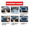 Carbon Fiber Black Interior Trim Cover For Mercedes Benz Class E W212 5D Mouldings Decals Car Accessories