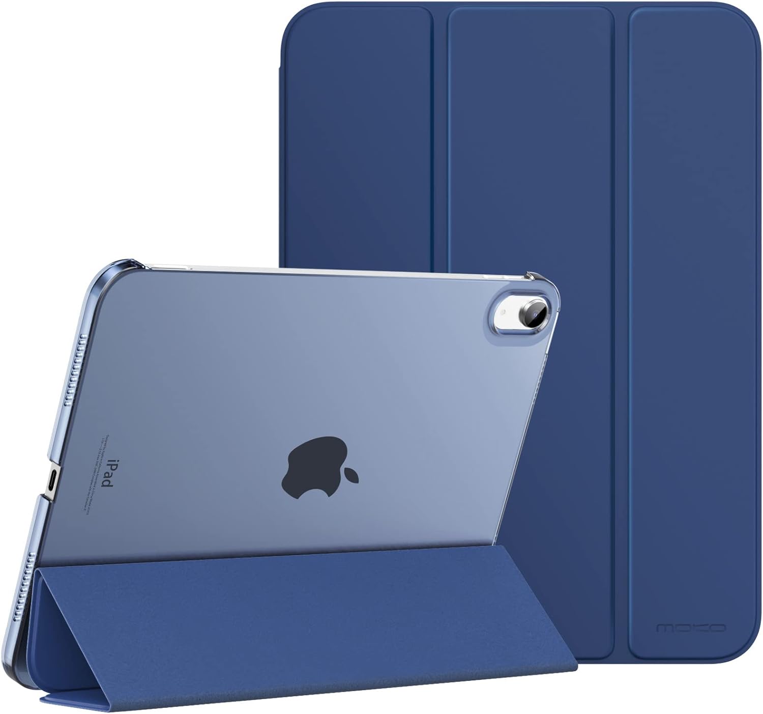 

Для IPad (А16) Чехол для iPad 11-го поколения 11 дюймов 2025, Чехол для iPad 10-го поколения 10,9 дюйма 2022, Тонкий чехол-подставка, Умный чехол iPad Air(M3)11 темно-синий