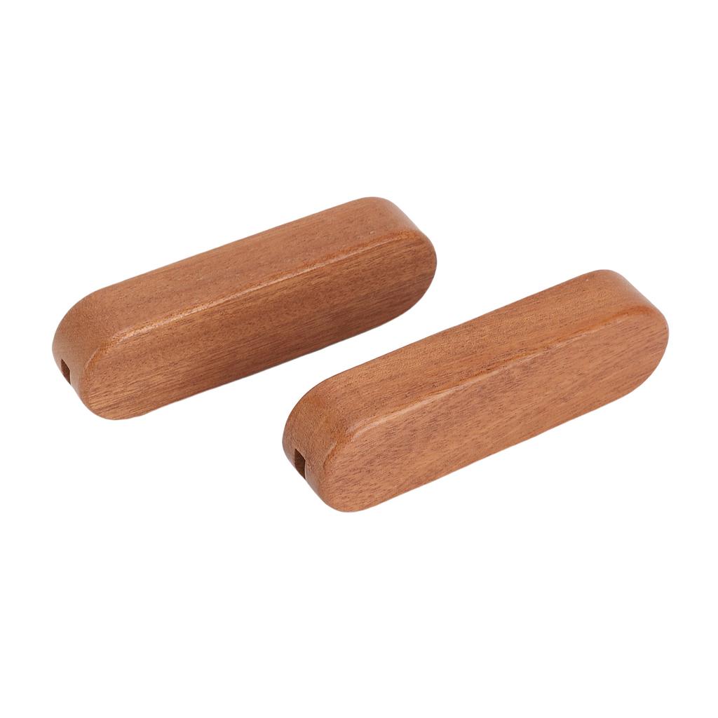 2PCS Wooden Pot Handle Heat Insulation Replacement Handle for Outdoor Camping Grill Pan Cookware