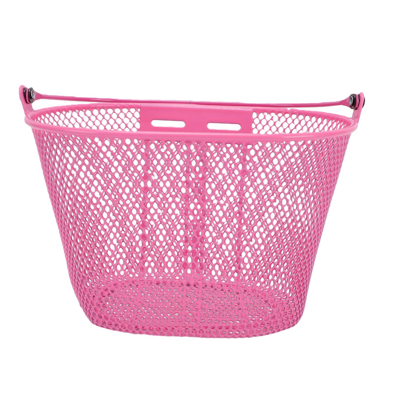 

Kids Bike Basket with Handle for Boys Girls Front Cycling Basket for Most Tricycles Scooters