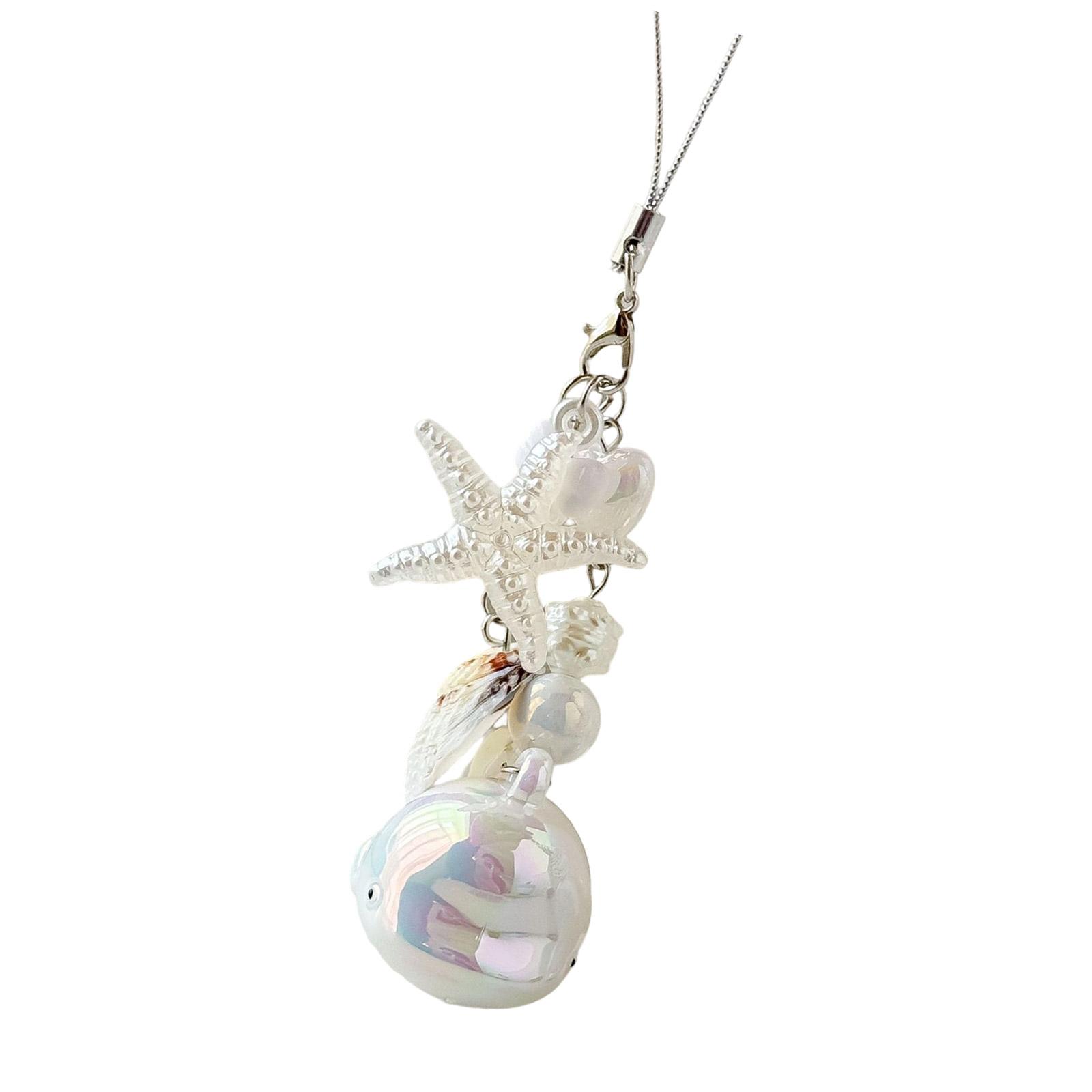 

Unique Whale Heart Ornament Sturdy Alloy Craftsmanship Convenient and Attractive for Trendy Women Everyday Use белый