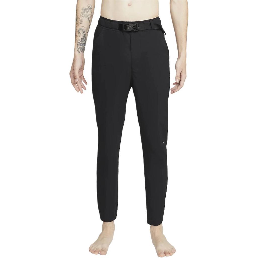 Nike Casual Pants Men's Black Moderate Straight Fit Pants DD9432-010