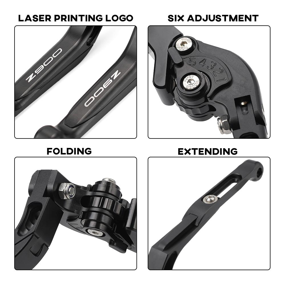 Páčka spojkové brzdy Z900 Pro KAWASAKI Z900RS Z900SE Skládací nastavitelné výsuvné rukojeti brzdy Motocykl Z900 RS SE