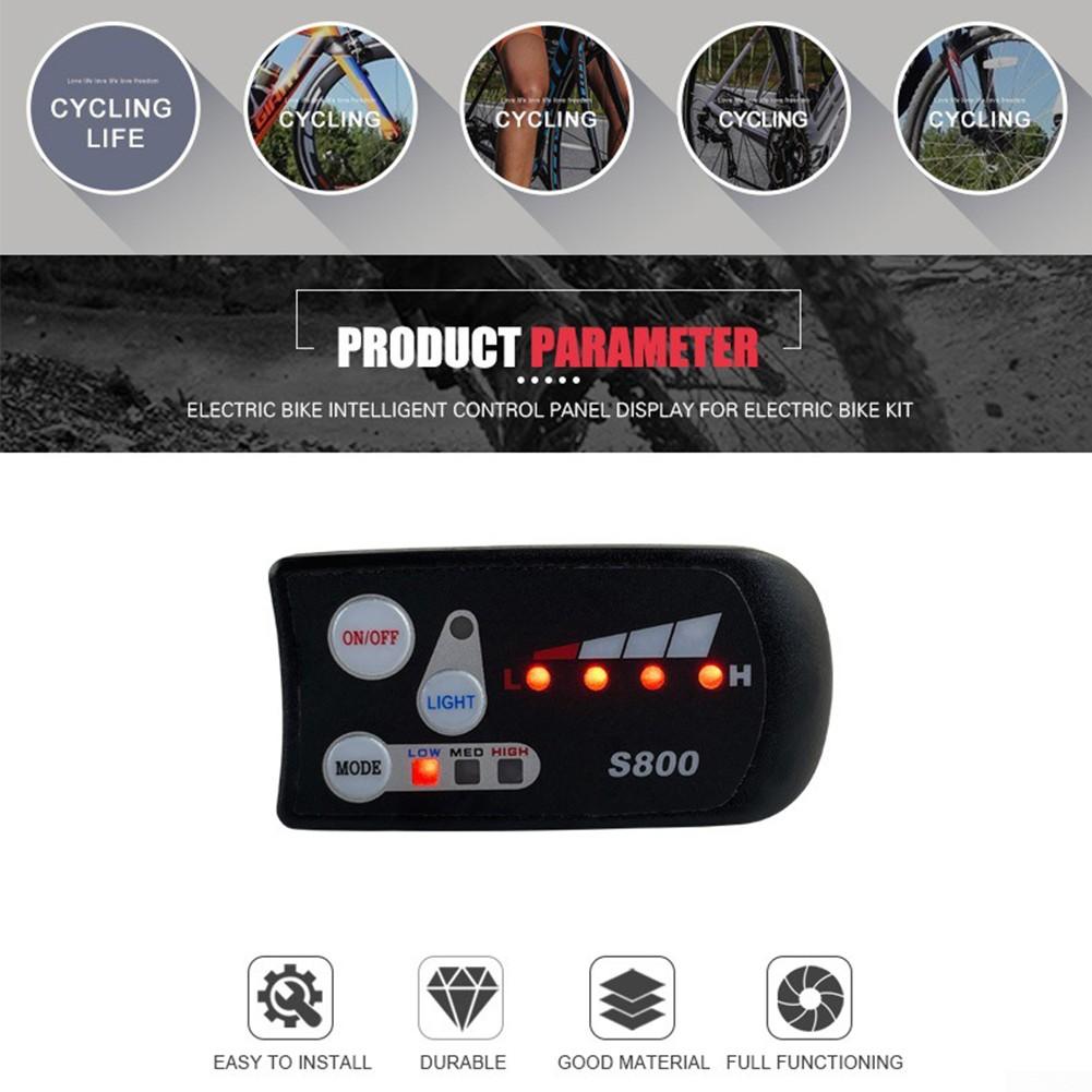 LED-S800 Display Display Screen Display Electric Bicycle 36/48V