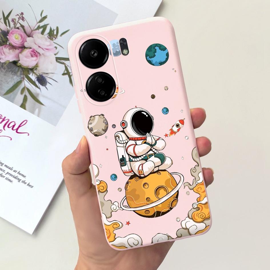 Für Xiaomi Redmi 13C 2023 Hülle Mode Mond Weltraum Muster Capa Schlanke Weiche Silikonhülle Für Xiaomi Redmi 12C Hülle Redmi13C Hülle