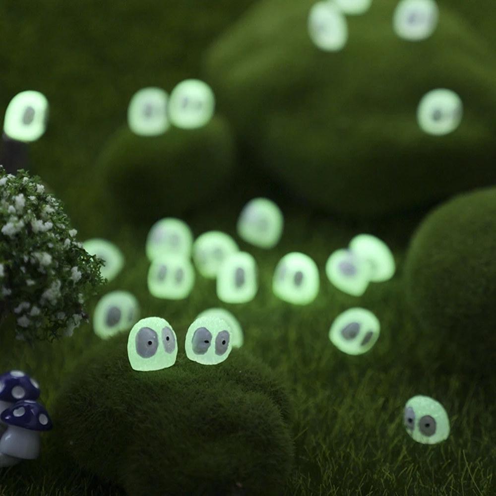 Elfen-Kugel-Figur, Kunstharz, dekorative Miniatur-Ornamente, die im Dunkeln leuchten, DIY-Aquarium, Zuhause, Topfdekoration, Feengarten-Zubehör