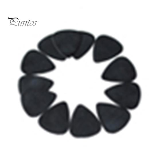 10 Pieces Musical Accessories Black Celluloid 0.5mm Guitar Picks Plectrums