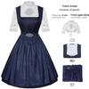 Oktoberfest Maid Dress: European & American Style Lace Apron, Short Sleeve Women's Three-Piece Set, 2025 Collection
