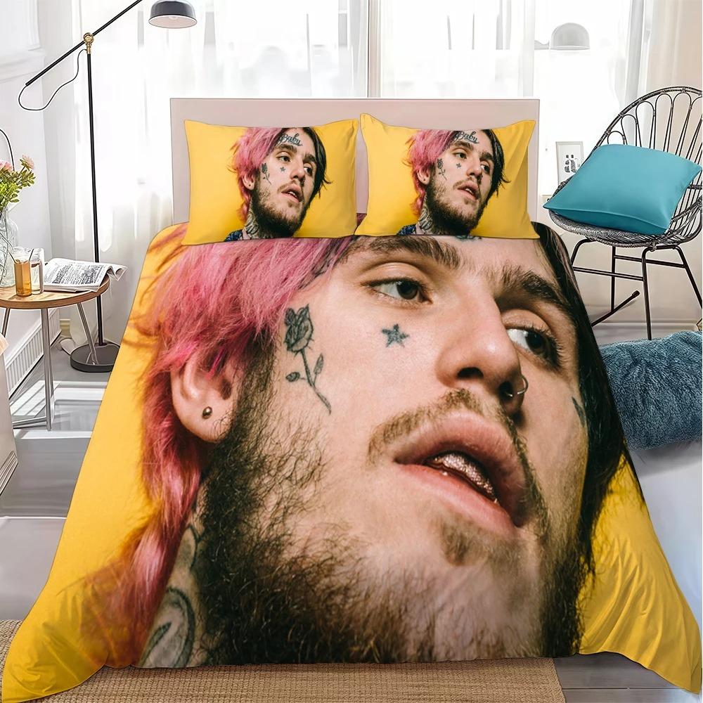 3D Print L-Lil P-Peep Bedding Set Soft Comforter Cover With 1/2pcs Pillow Shams For Kids Adults Duvet Cover Microfiber
