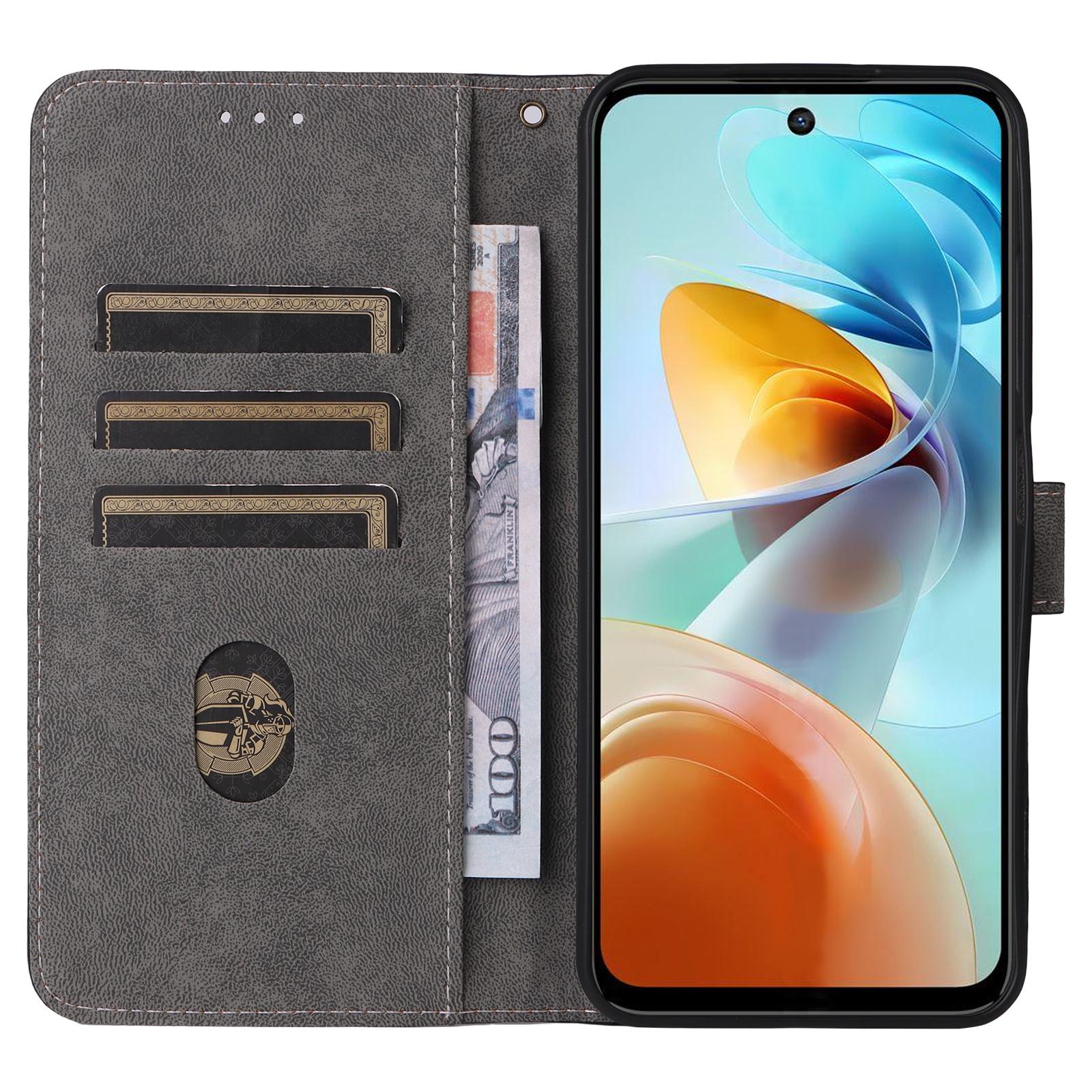 

For ZTE nubia Music 2 Case Wallet RFID Blocking PU Leather Cover Viewing Stand Brown