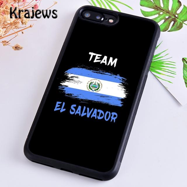 Krajews El Salvador National Flag Soft Phone Case Cover For iPhone 17 Air 16 15 14 Plus 11 12 13 Pro Max Coque Fundas