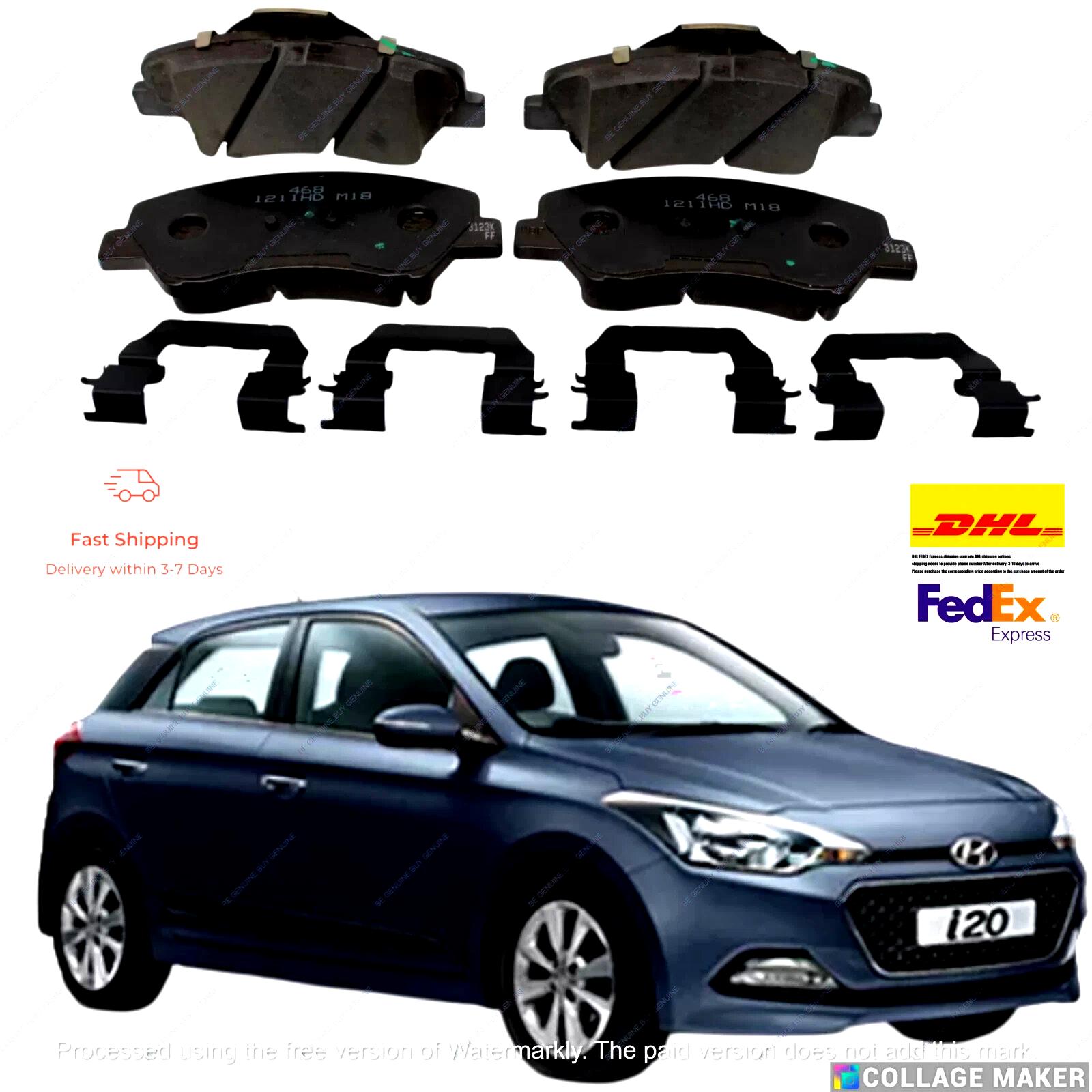 

Front Disc Breakpad For Hyundai I20 2015-2020 Model Oem Genuine 581011Va00