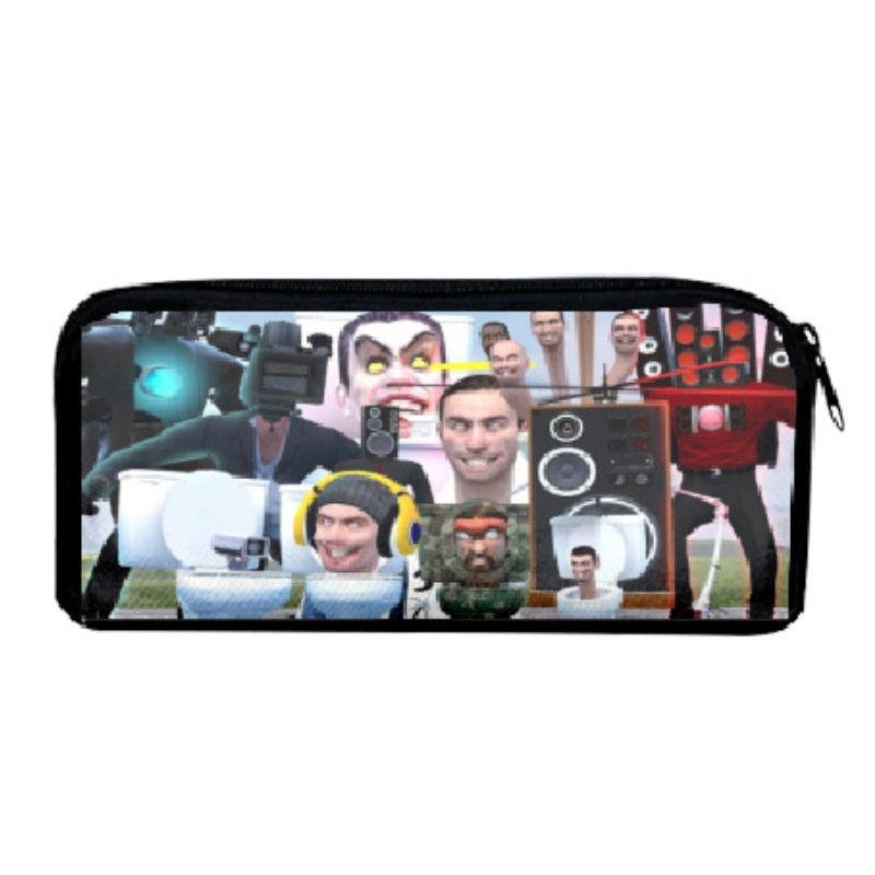 Skibidi Toilet Prank Backpack Set Fun And Versatile, Multiple Colors And Sizes Available, Suitable For All Genders