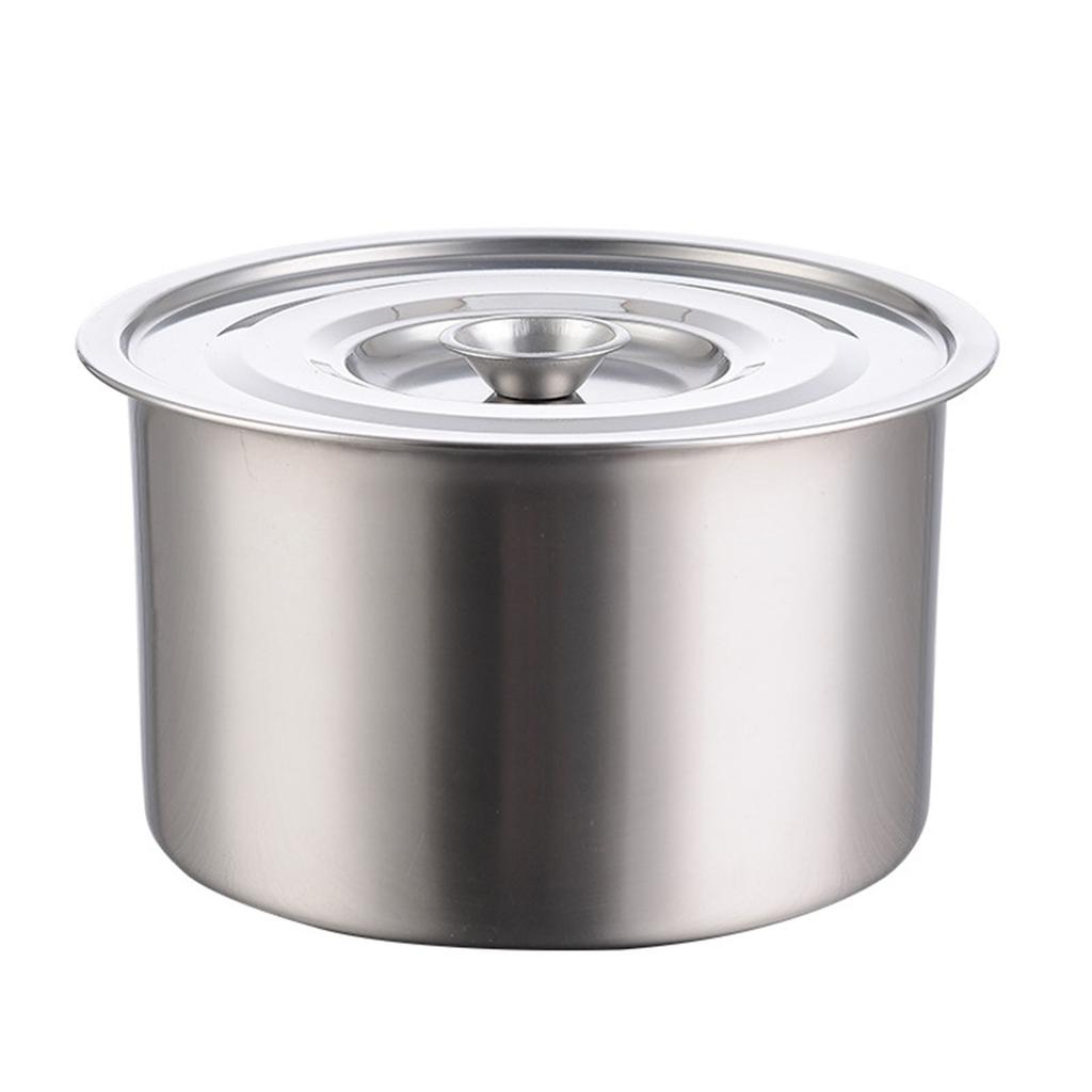 Stockpot Stainless Steel Easy To Clean High Temperature Resistant Multifunctional with Lid Soup Pot