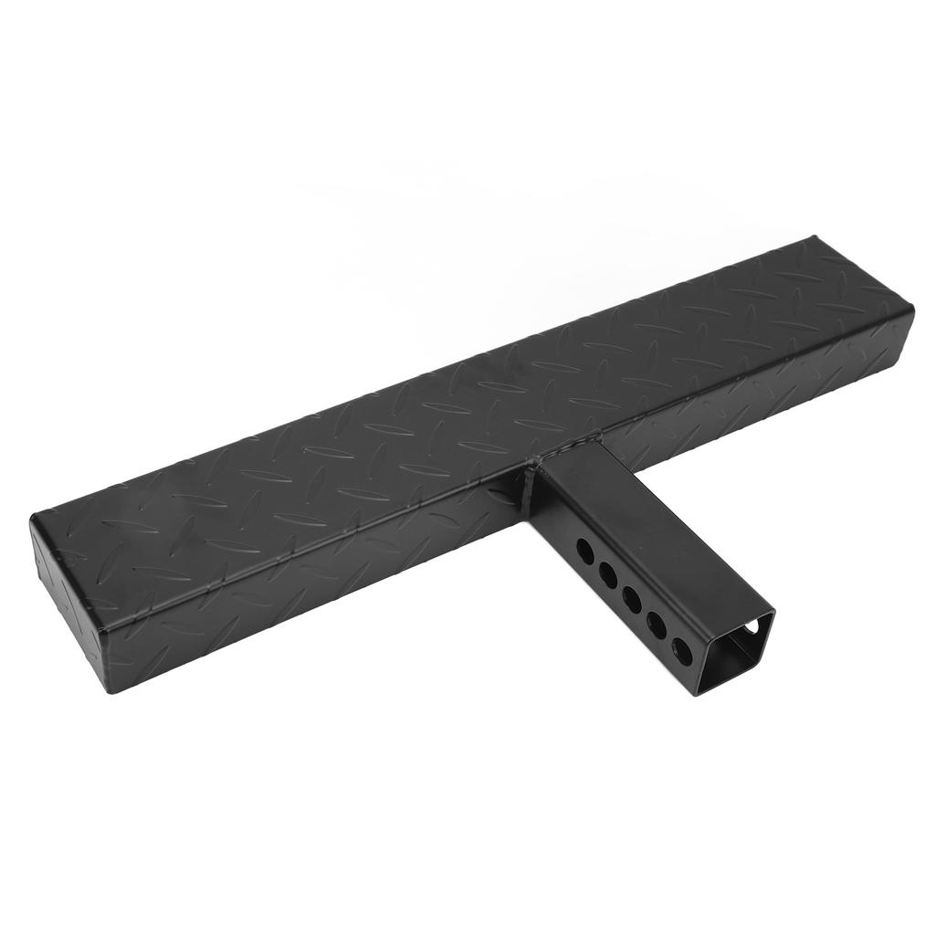 Dragkrok Bumper Guard 220LBS Lastkapacitet Slirfri Maximal Belastning Dragsteg för 2-tums Mottagare Svart