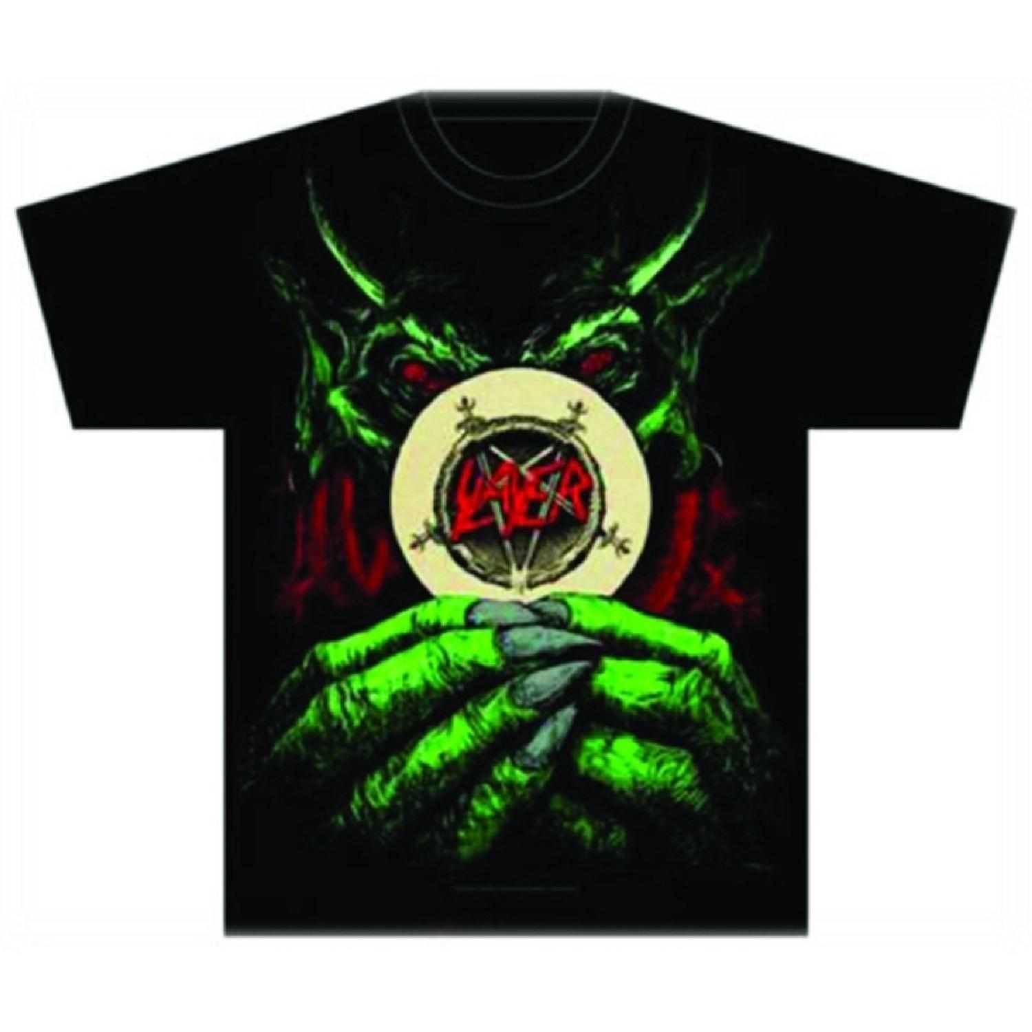 Slayer Mens Tee_ Root of all Evil (Small) - Black - Small S