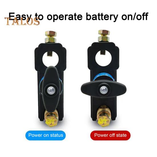 Battery Disconnect Isolator Switch Car Battery Power-off Cut Off Switch 12V 24V Universal Terminal Anti-Leakage Isolator Switch Prevents Drain