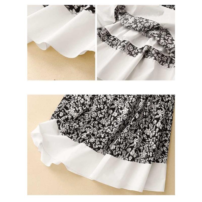 Women's Plaid Pattern Long Dress