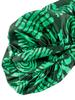 AOMEI Green Printed Dresses for Women One Shoulder Bodycon High Waist African Dance Night Date Out Event Occasion Gowns Female Large Size