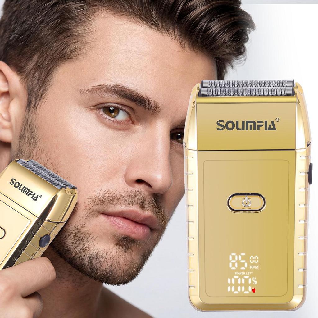 SOUIMPIA 3D Flexible Blade Shaver 7500/8500RPM Dual-Speed Motor with USB Charging