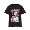 New Akaza Black and White Cool Gift Unisex Softstyle T-Shirt, Anime Demon Slayer Fan