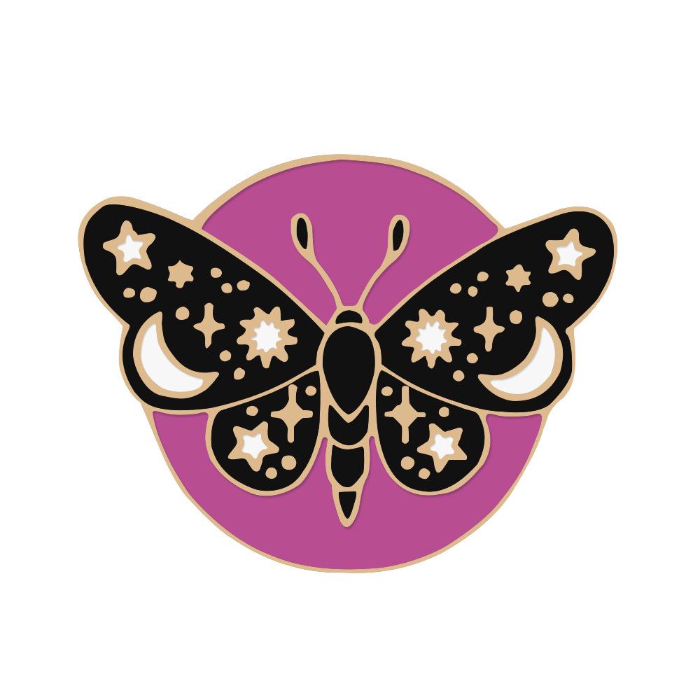 Colorful Butterfly Brooch: Exquisite Metal Pin for Clothes, Bags, and Corsage Accessories