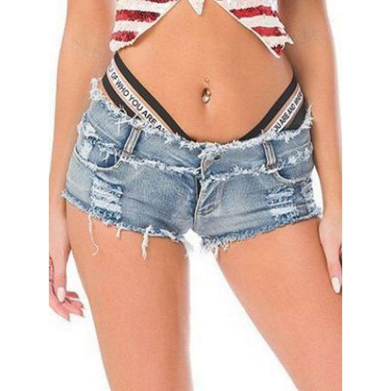 

Новые летние женские джинсовые шорты с низкой талией для ночного клуба, шорты, джинсы S